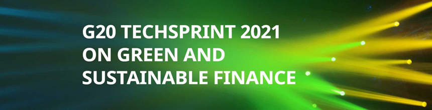 G20 TechSprint banner 2021