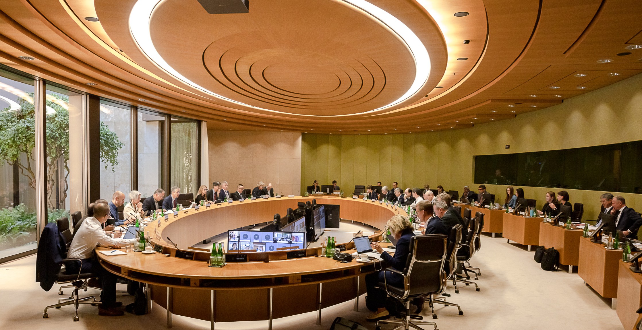 Basel Committee meeting in Basel - BIS Tower