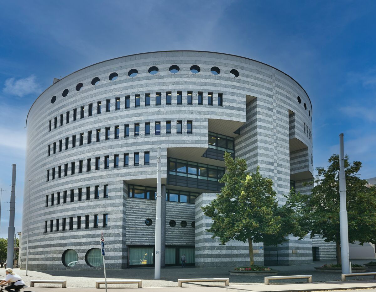 External view of the Botta building