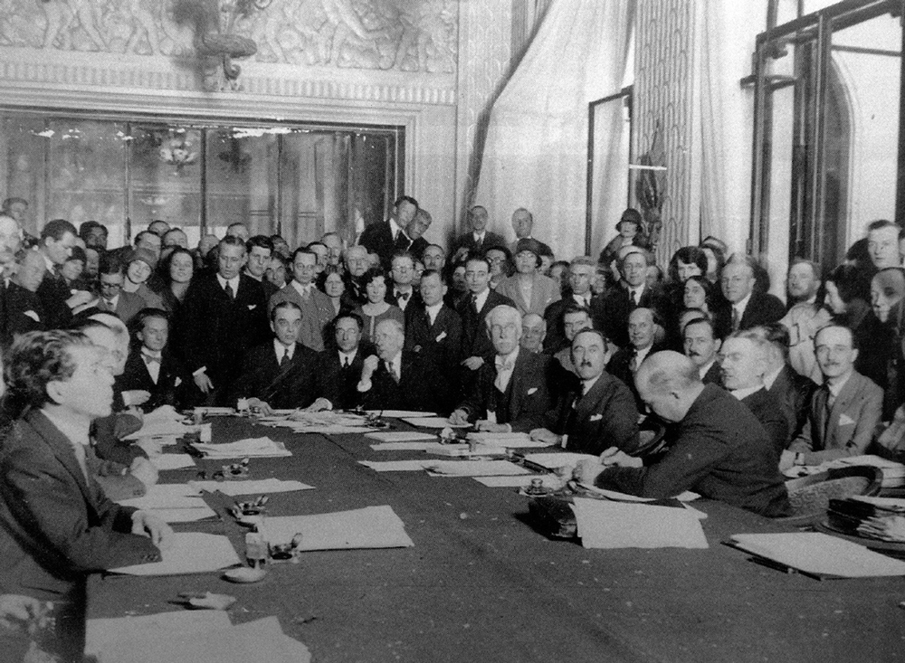 Session of the 1929/30 Hague Conference at which the Young Plan was adopted