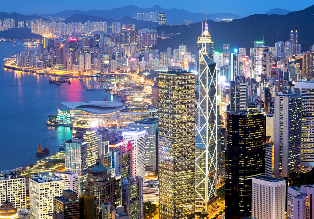 Hong Kong aerial view