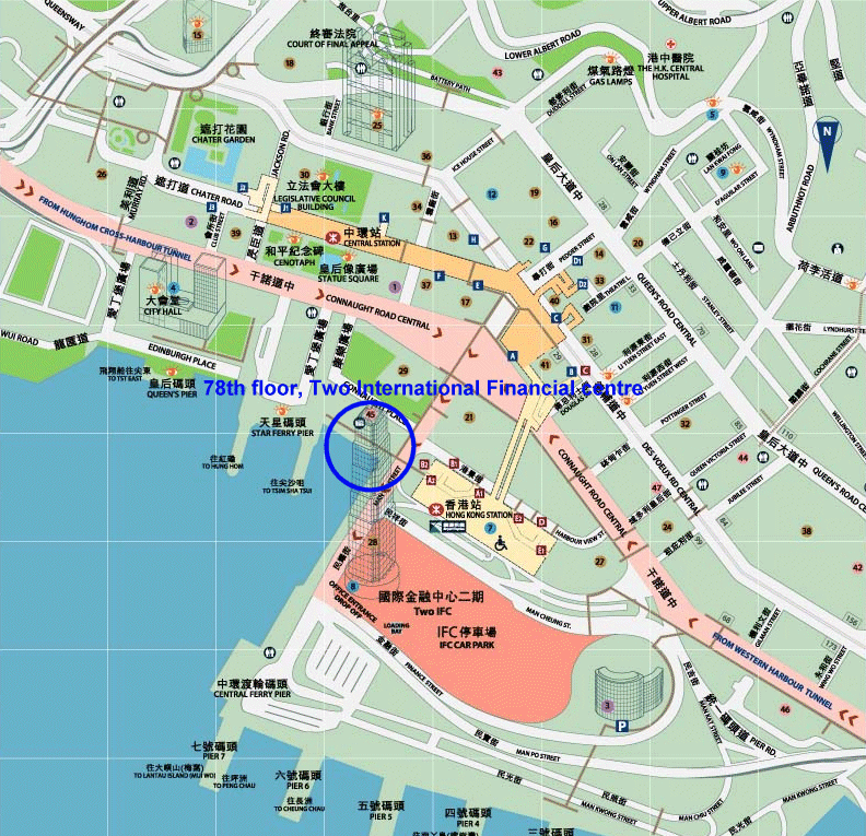 Hong Kong Neighborhood Map