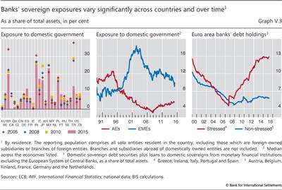Banks' sovereign exposures vary significantly across countries and over time