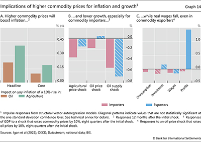 Implications of higher commodity prices for inflation and growth