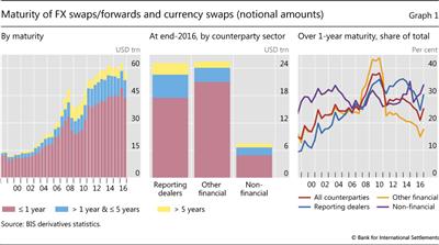 Maturity of FX swaps/forwards and currency swaps (notional amounts)