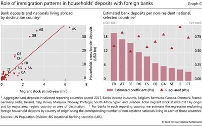Role of immigration patterns in households' deposits with foreign banks