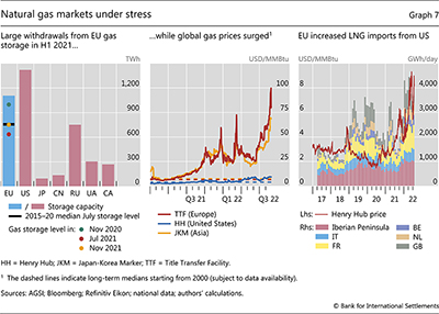 Natural gas markets under stress