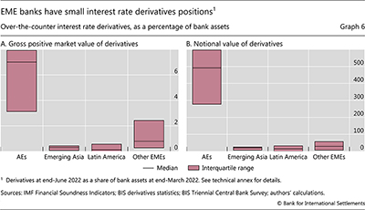 EME banks have small interest rate derivatives positions