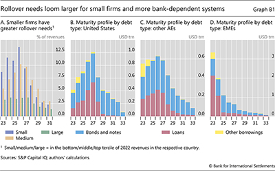 Rollover needs loom larger for small firms and more bank-dependent systems