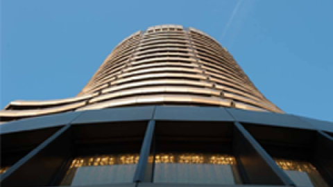 Outside view of the BIS building