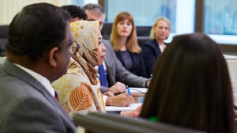 People in a meeting room
