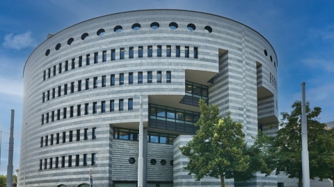 External view of the Botta building