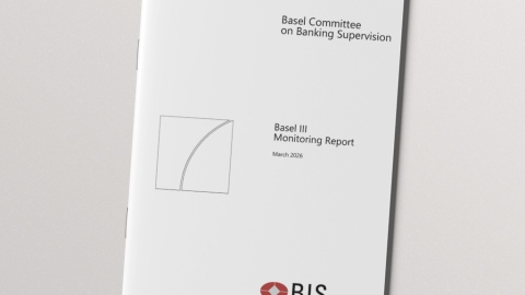 Cover of a publication with the title "Basel III monitoring report"
