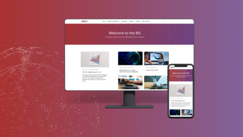 Visual of the new website displayed on a desktop and phone screen