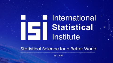 ISI logo on a blue background