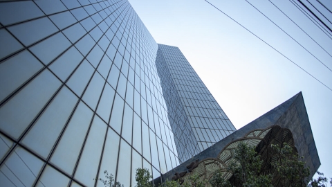 External view of the Torre Chapultepec in Mexico